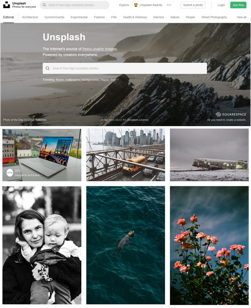Unsplash,图库
