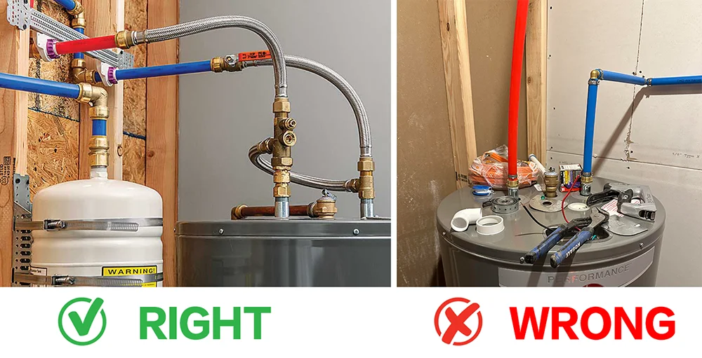 PEX TO WaterHeater