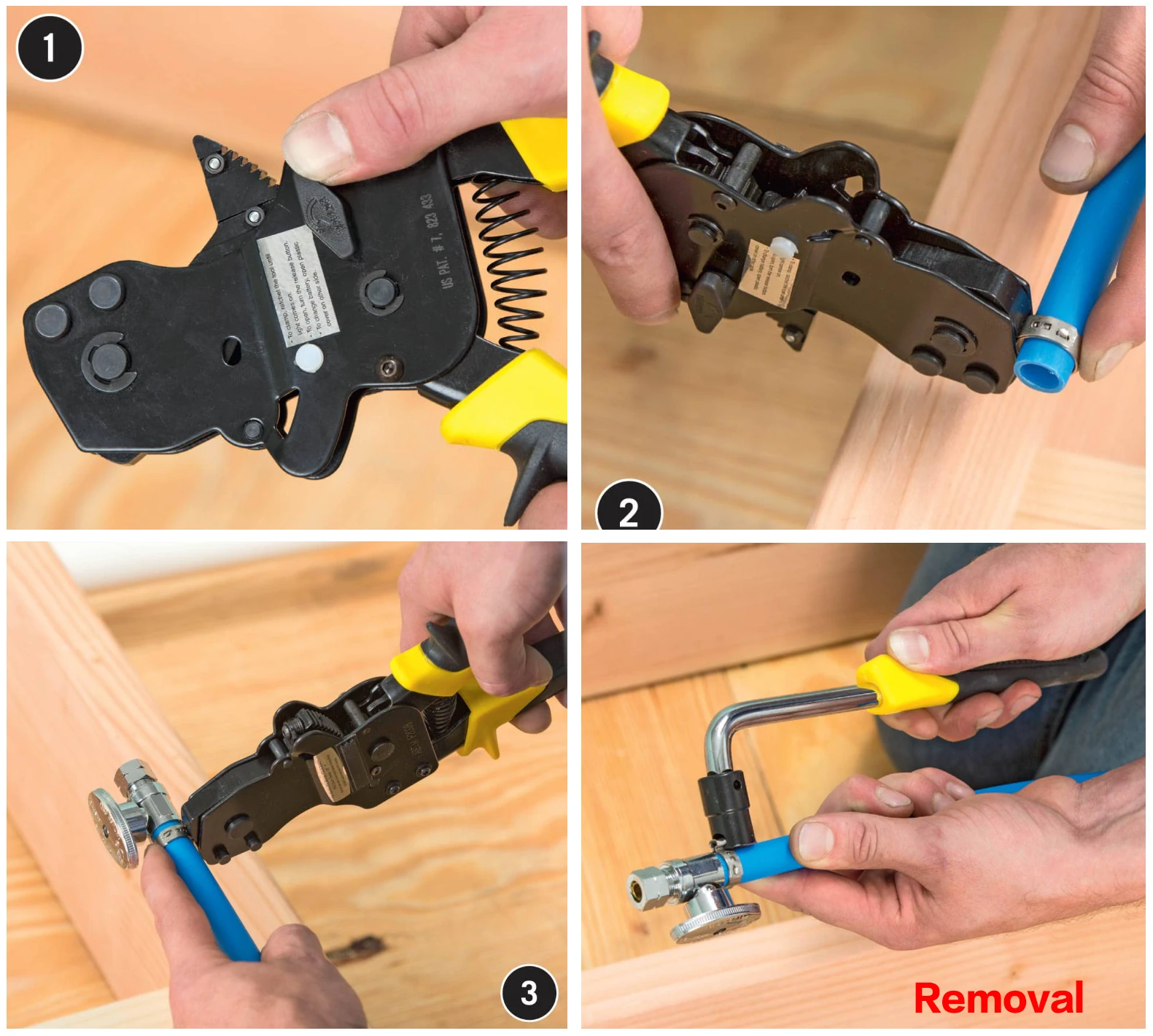 Plumbing - PEX Clamp Connector Step by step