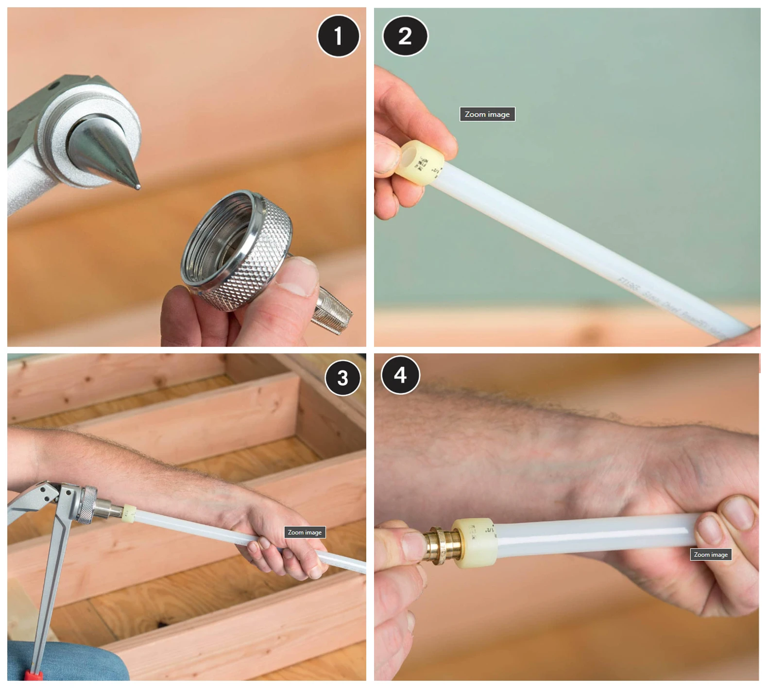 Plumbing - PEX Expansion Connector Step by step