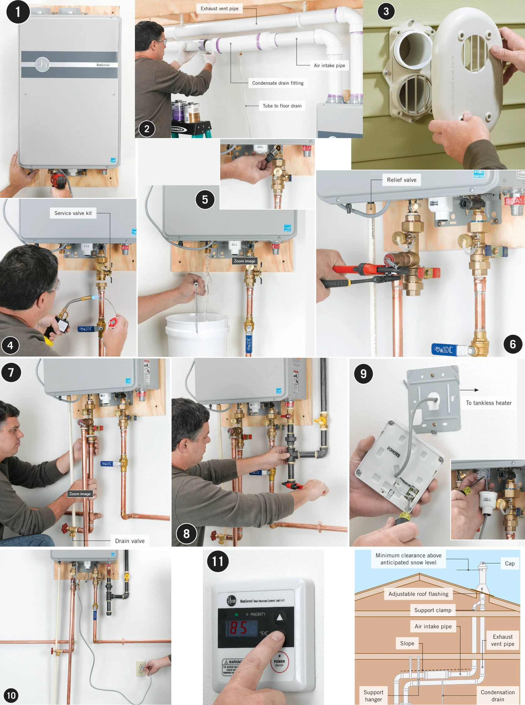 Install Tankless water heater Install Tankless water heater